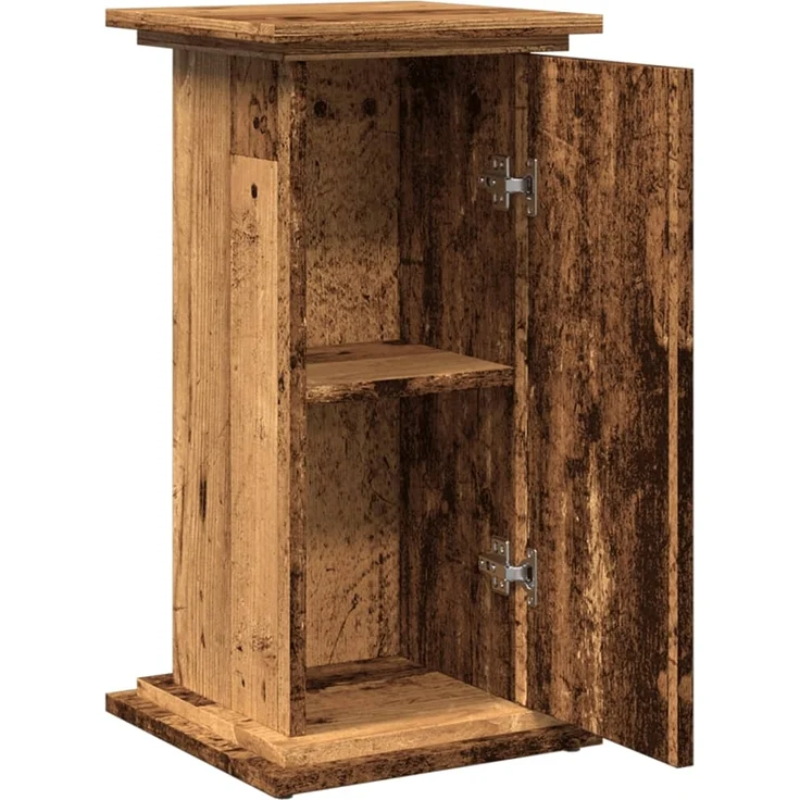 vidaXL Postament mit Stauraum, Holzwerkstoff, Altholz, 31 x 30 x 60 cm – Bild 5
