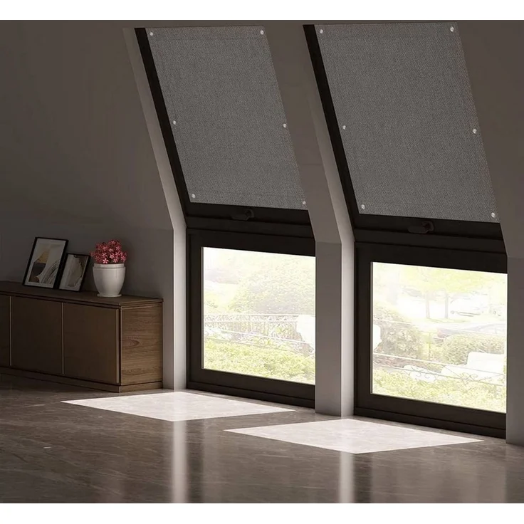 Dachfensterrollo, Woltu, 1x Thermorollo Dachfenster ohne Bohren, mit Saugnapf