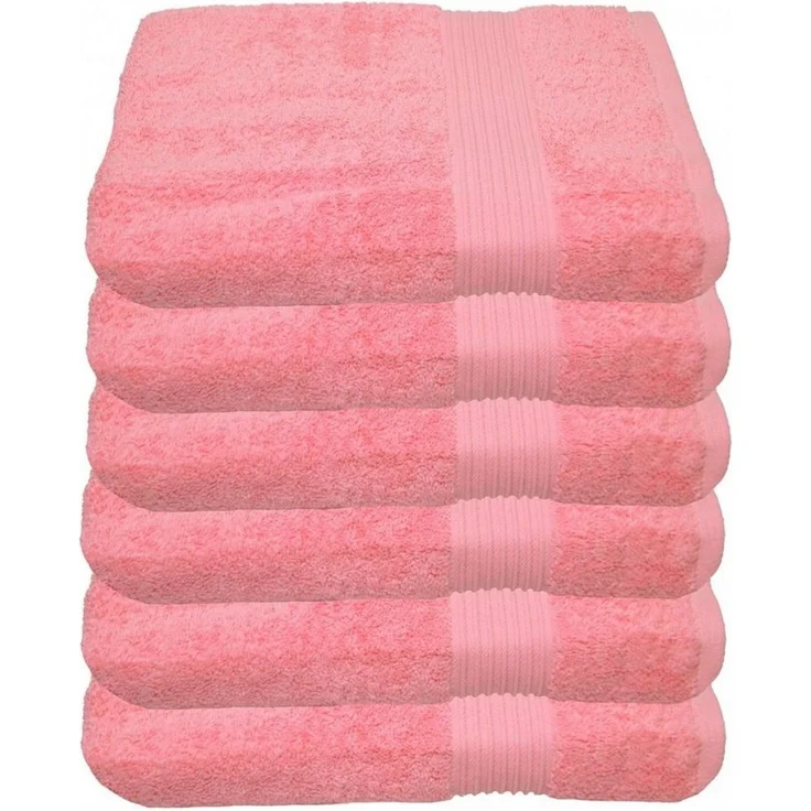 Julie Julsen Handtücher 6-Handtücher-Rosa-Handtuch 50 x 100 cm, Baumwolle (6-St) – Bild 2