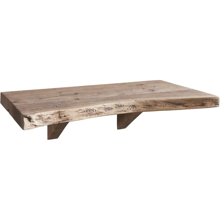 Wandregal Akazie 60x30x18 Natural Stone lackiert FREEFORM #137
