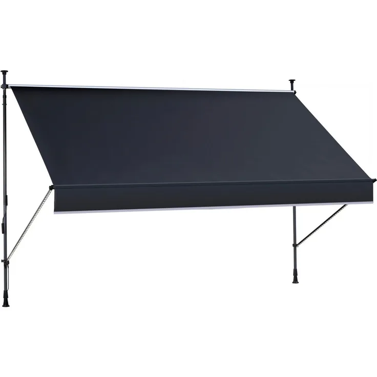 KONIFERA Klemmmarkise mit LED-Warmlichtstreifen Breite/Ausfall: 300/150 cm