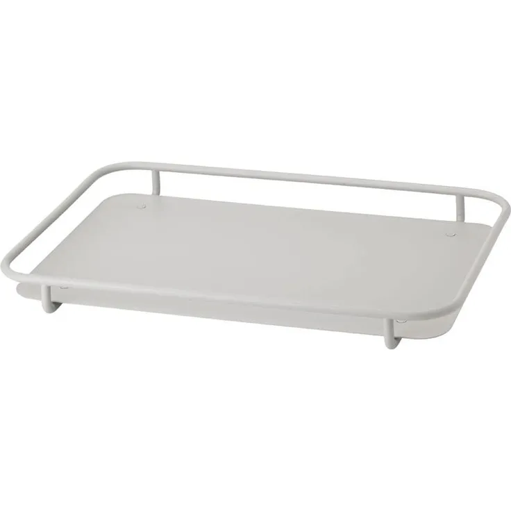 Rig-Tig CARRY-ON Serviertablett Grey, Kellnertablett, Tablett, Edelstahl, Grau, 30x47 cm, Z00220