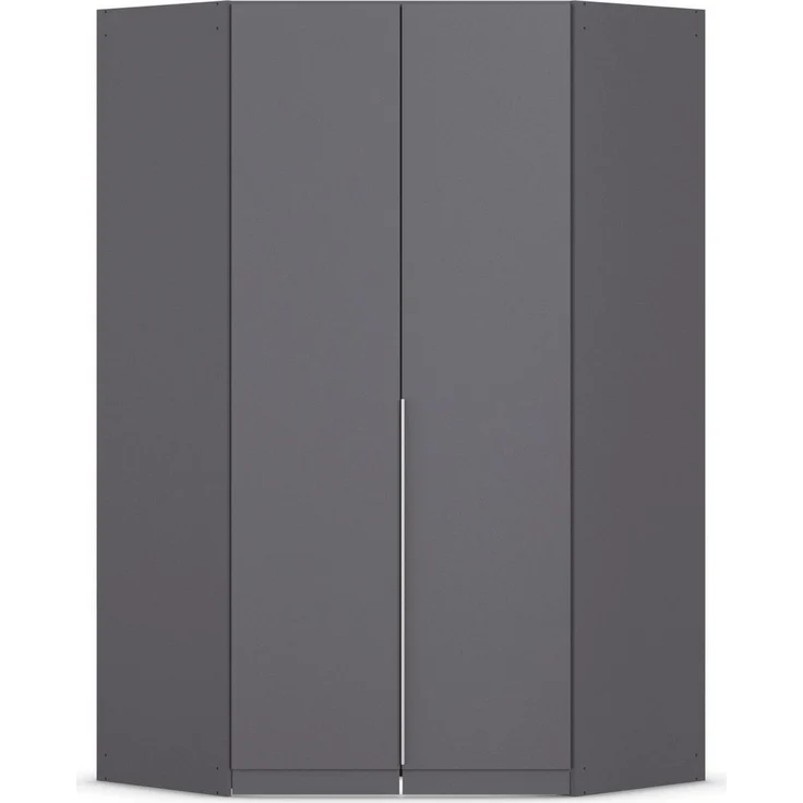 OTTO home Eckkleiderschrank Kleiderschrank Schrank Ankleidezimmer Schlafzimmer Garderobe AGORDO (in zwei Griff-Farben, Breite/Tiefe 117x117 cm, Höhen 210/229 cm) voll ausgestattet mit großzügigem Stauraum, 2 Höhen MADE IN GERMANY – Bild 5