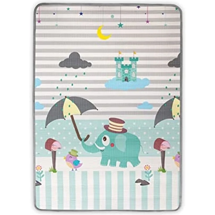 Milly Mally aufrollbare Schaum-Spielmatte für Kinder „Digits and Elephant“ – Bild 3
