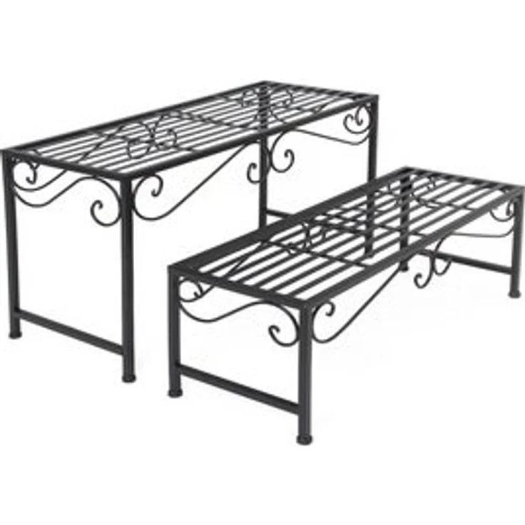 Frank Flechtwaren Sitzbank, Bank Ranken 2er Set – Bild 6