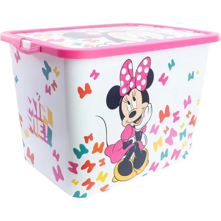 Disney Minnie Mouse Aufbewahrungsbox 23 l Kinderzimmer Box für Spielzeug