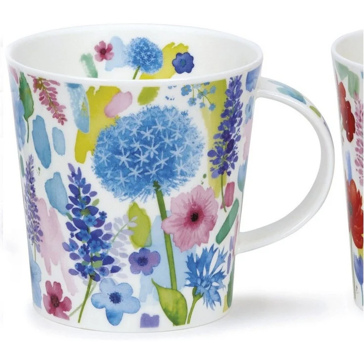 formano Tasse Dunoon, Porzellan, Spülmaschinengeeignet, Mehrfarbig, Blumen, H: 11cm – Bild 2