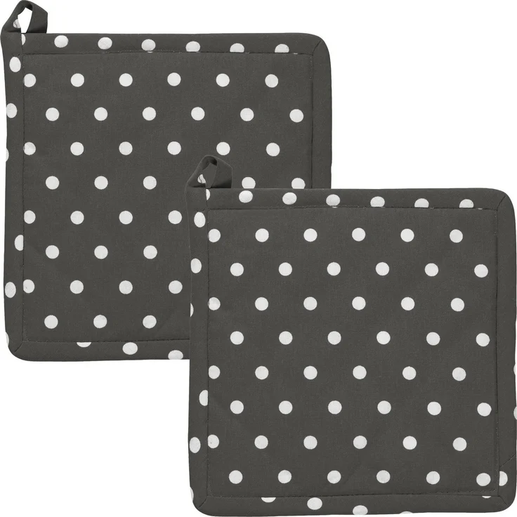 REDBEST Topflappen Topflappen "Orlando" 2er-Pack, Punkte – Bild 3