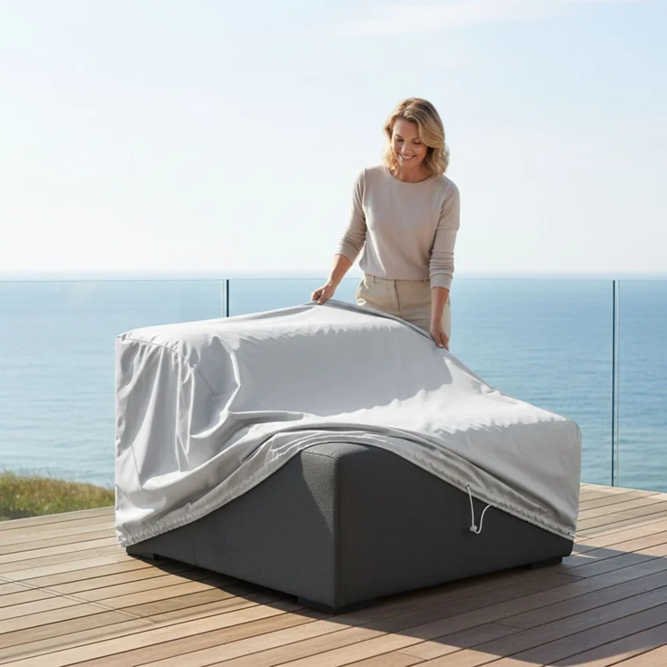 Kettler Abdeckhaube Royal für Gartensessel Sessel 110 x 98 x 71 / 42cm LxBxH – Bild 2