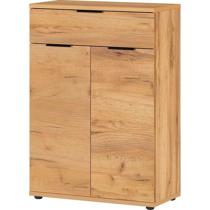 Germania Schuhschrank 2790-243 GW-Fremont, in Eiche, mit Platz für bis zu 15 Paar Schuhe, 75 x 110 x 37 cm (BxHxT)