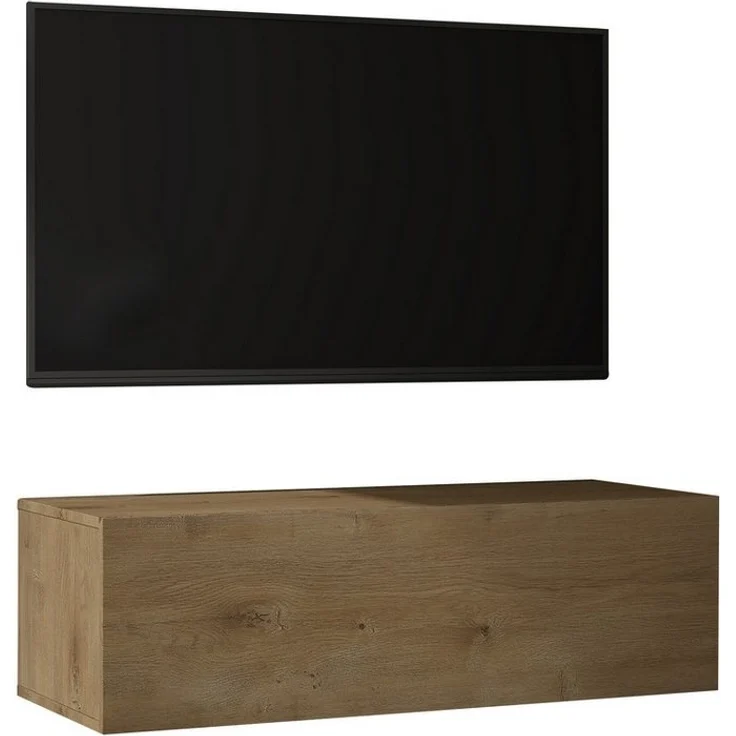 doporro TV-Board TV-Schrank Low-Board modern Fernsehtisch Wandmontage H:30cm F02< 2000 – Bild 5