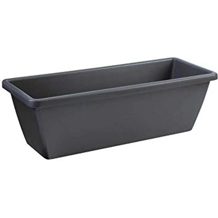 Elho Barcelona Balkonkasten 70 - Übertopf - Anthrazit - Draußen & Balkon - L 19. 5 x W 70 x H 15. 6 cm