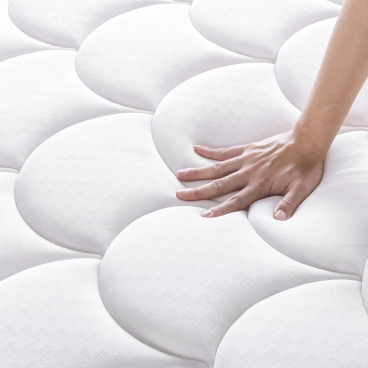 Zinus Hybrid-Matratze, Memory Foam, Weiß, Doppelbett – Bild 9