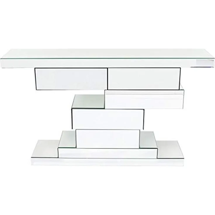 Kare Design Konsole Brick Mirror, moderne, verspiegelte Kommode, Eyecatcher in Flur und Wohnzimmer, TV - Board in Spiegeloptik, (H/B/T) 80 x 140 x 30 cm