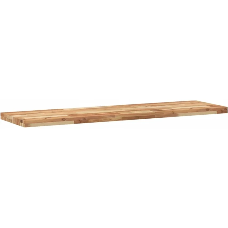 Schweberegal, Bücherregal Wand, Wandregal 120 x 40 x 4 cm Massivholz Akazie Ölbehandelt – Bild 3