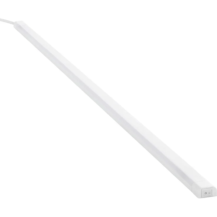 SEBSON Aufbauleuchte LED Unterbauleuchte 80cm, 12W, 1000lm, neutralweiß, Stecker & Schalter