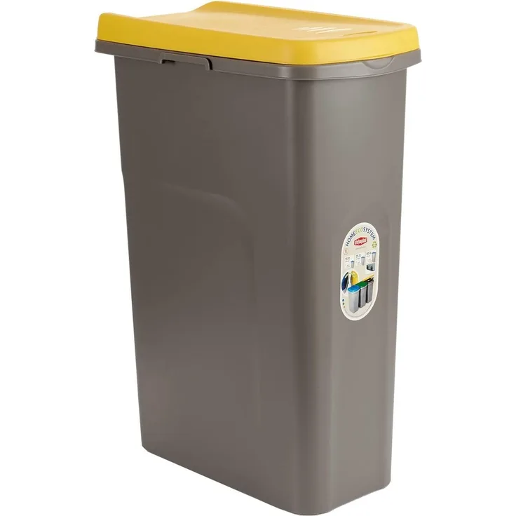 Stefanplast Abfalleimer, Gelb, 40 l