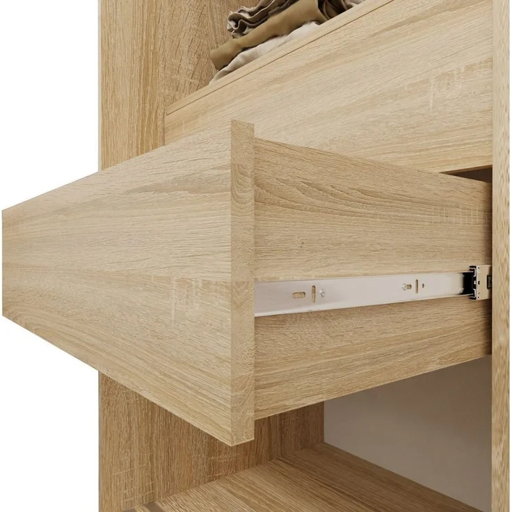 Beautysofa Schiebetürenschrank VOX II mit Schubladen, mit Spiegeln, Breite: 240 cm – Bild 3