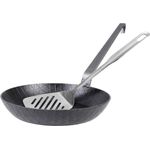 GRÄWE PROFI schmiedeeiserne Bratpfanne Ø 24 cm -- extra hoher Rand -- MADE IN GERMANY