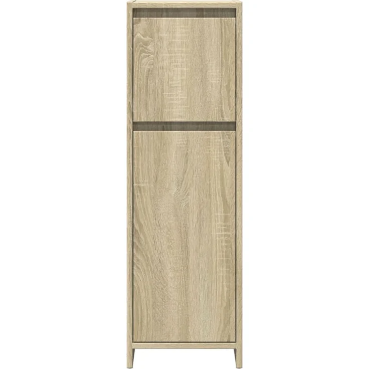 vidaXL 3-tlg. Badmöbel-Set Sonoma-Eiche Holzwerkstoff 3324973 – Bild 5