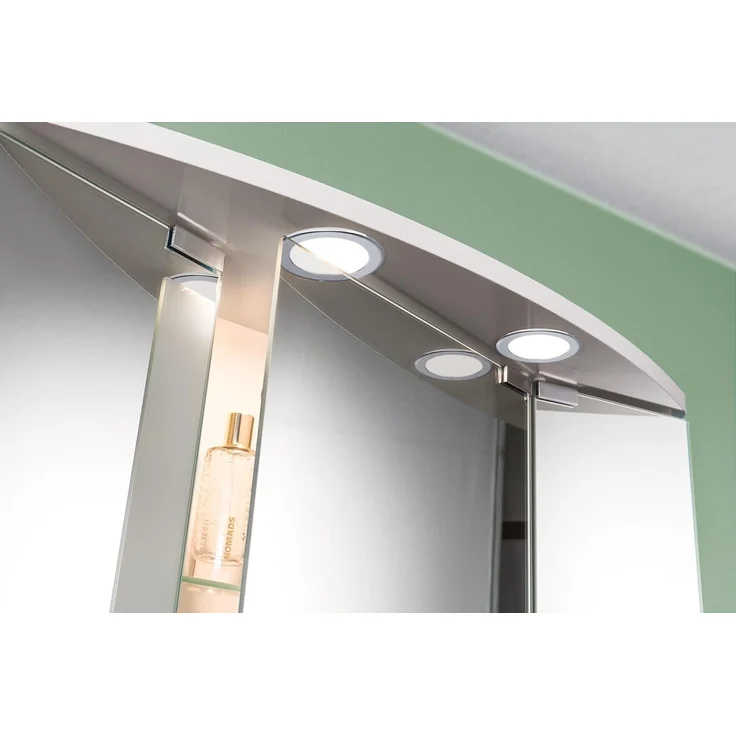 Paulmann 93118 LED Möbeleinbauleuchten 3er Set 3000K Chrom – Bild 7