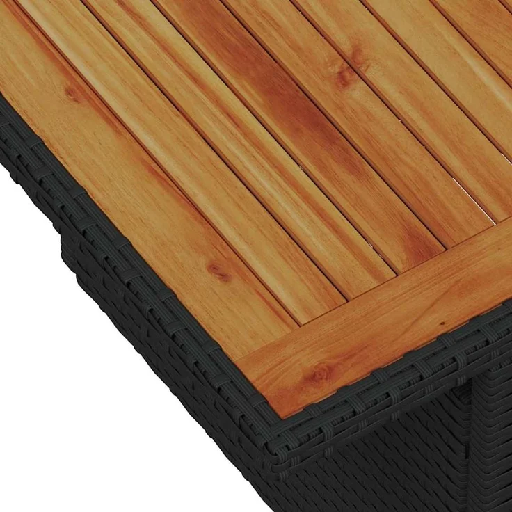 vidaXL Garten Essgruppe mit Kissen 6 pcs Schwarz und Teal 3349717 – Bild 9