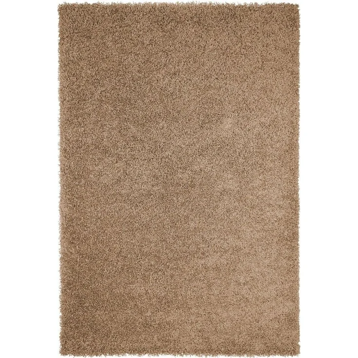 Vimoda Hochflor-Teppich Shaggy Beige, Rechteckig, Höhe: 30 mm, Läufer Langflor Wohnzimmer Einfarbig Modern – Bild 1
