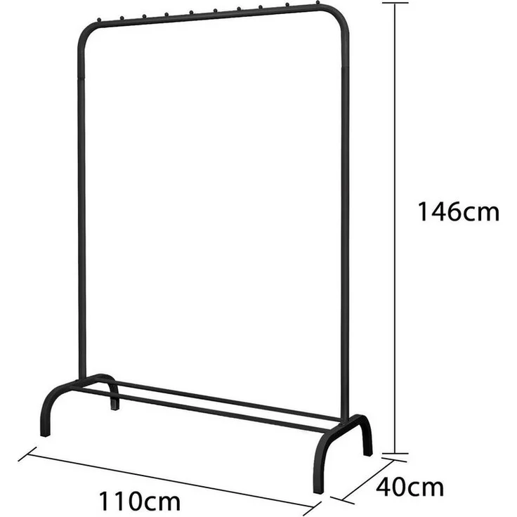 Youyijia TV-Rack Clothes Rail, Stable Freestanding Hanger, Drying Rack – Bild 2