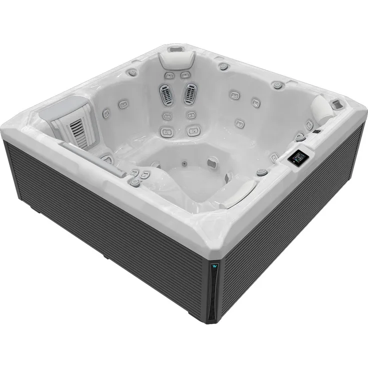 Wellis Atlas Life Deluxe Whirlpool Außenwhirlpool 215x215x86,5cm für 6 Personen inkl. Thermocover