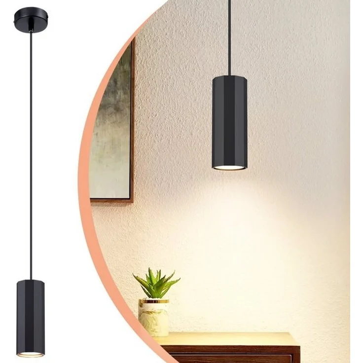 Nettlife Pendelleuchte Hängelampe GU10 Wohnzimmer Pendelleuchte Modern, höhenverstellbar, LED wechselbar, Wohnzimmer Küche Schlafzimmer – Bild 4