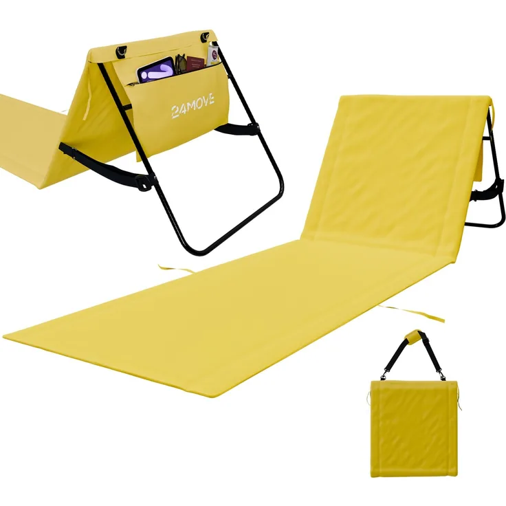 24MOVE® Strandmatte NATAL gelb (1Stück)