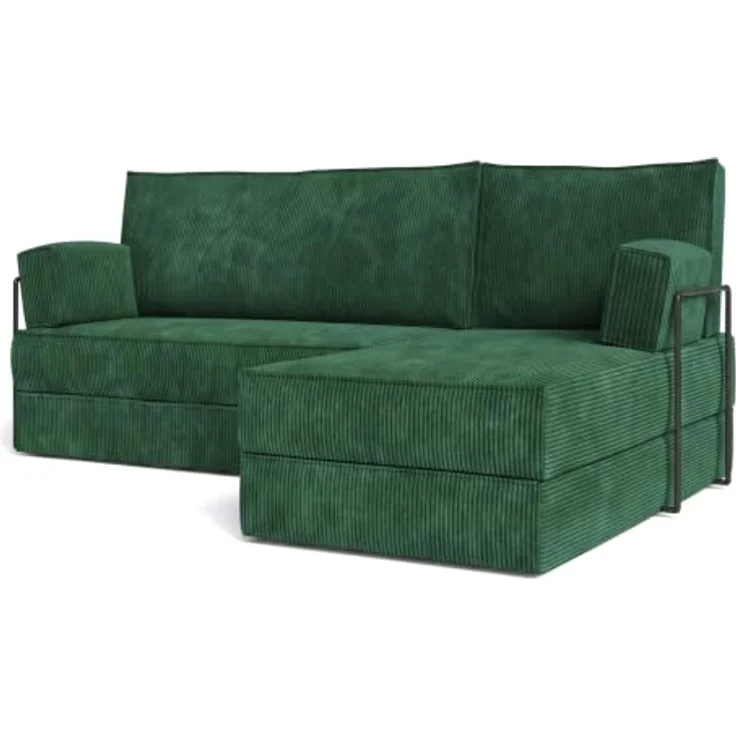 Masseno Ecksofa NOTIA, modulares Boneless Sofa mit Schlaffunktion und Bezug aus Tkanina sztruksowa in POSO 14 – Bild 1