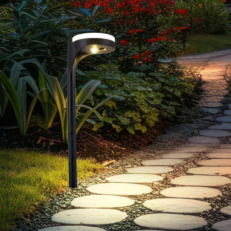 6er Set LED Solarleuchte, Up & Down, schwarz, Erdspieß, H 45 cm – Bild 5