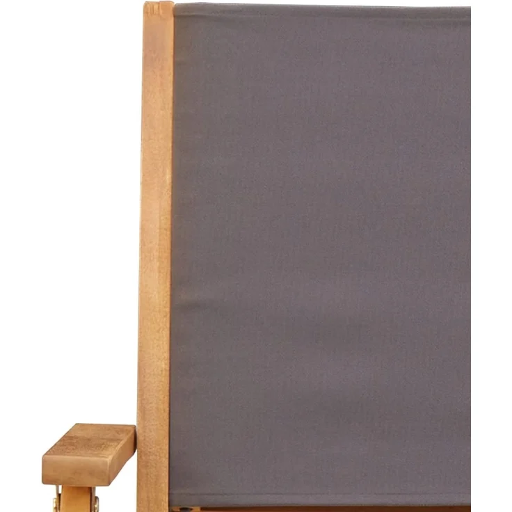 vidaXL Klappstühle, 8-teilig, anthrazitfarbener Stoff und Massivholz 3214579 – Bild 9