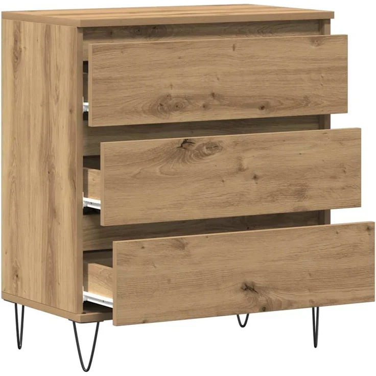 vidaXL Sideboard Artisan-Eiche 60 x 35 x 70 cm Holzwerkstoff 863496 – Bild 4