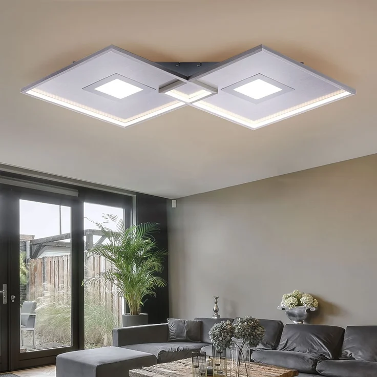 LED Deckenleuchte, Fernbedienung, dimmbar, 2400 lm, L 96 cm – Bild 7