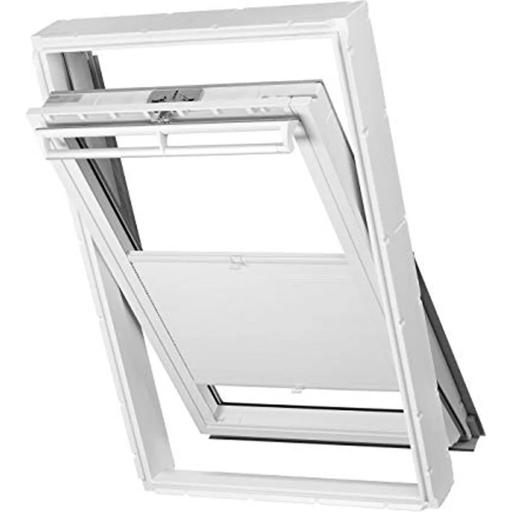 ventanara Dachfensterplissee Dachfenster passend für Velux Fenster Weiß Verdunkelung S06 – Bild 3