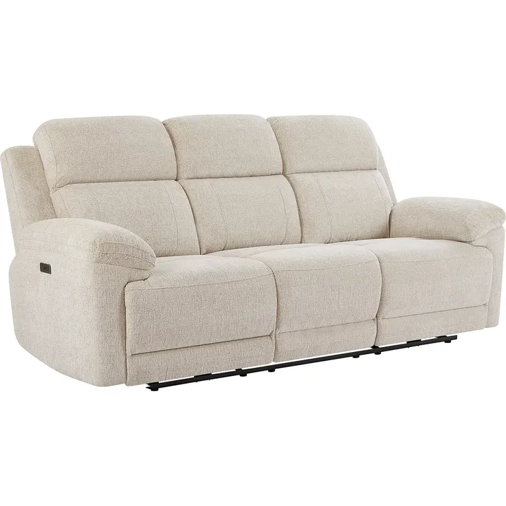 Vente-unique - KELUNO Couchgarnitur mit Sessel Stoff Beige - B 98 cm x H 104 cm x L 110 cm203 cm228 cm – Bild 4