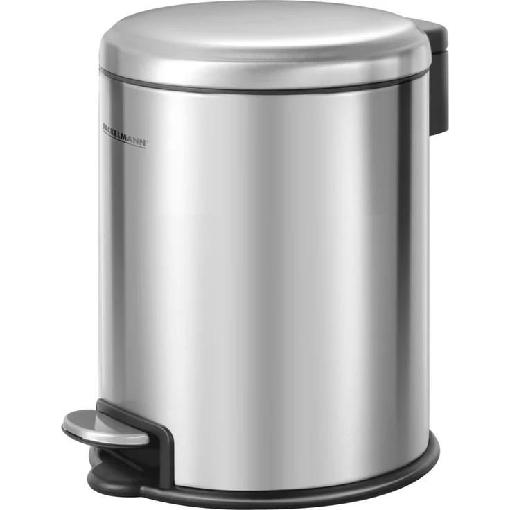 FACKELMANN MILANO Kosmetikeimer 3 Liter, Silber matt – Bild 1