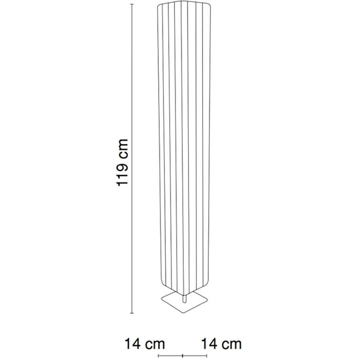 Standleuchte, Chrom, Textil weiß, 2 Flammig, H 119 cm – Bild 9