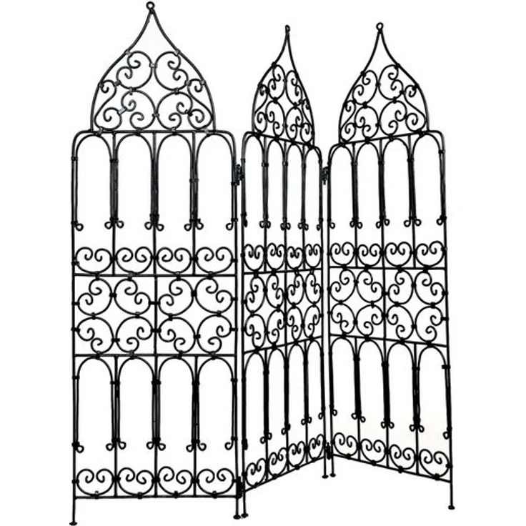 Marrakesch Orient & Mediterran Interior Paravent Mediterraner Paravent Marrakesch 120cm, Handarbeit – Bild 3