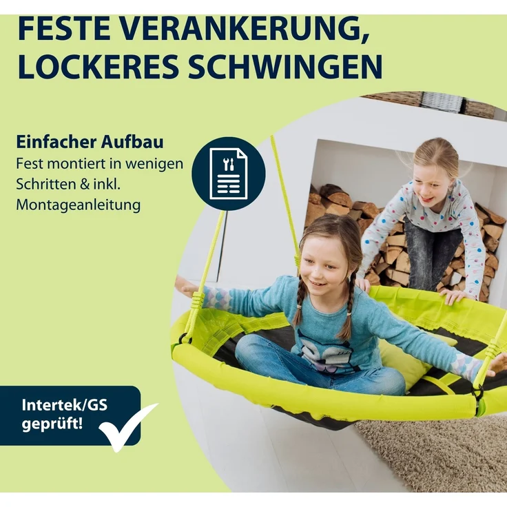 Hudora Nestschaukel 110 grün – Bild 10