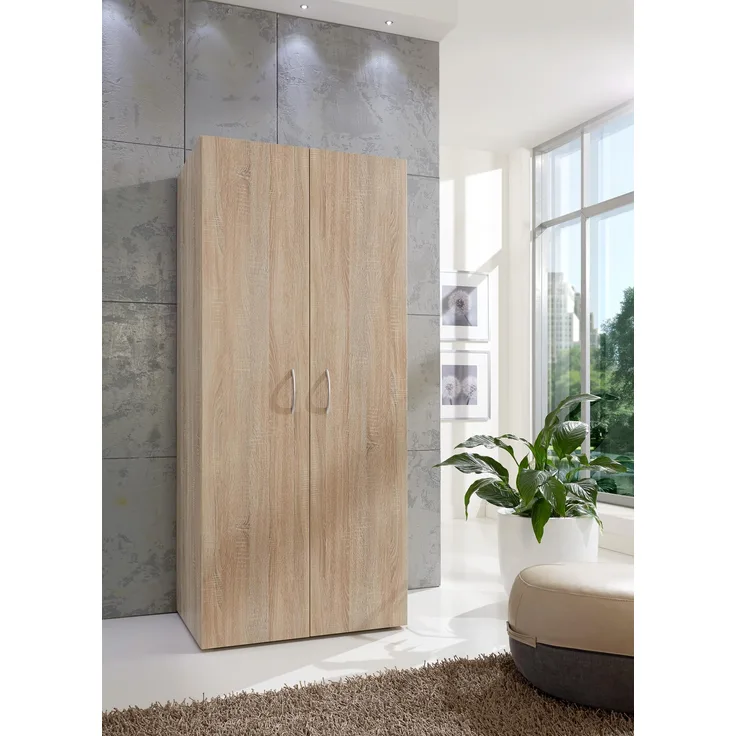 Mehrzweckschrank >MULTIRAUMKONZEP< (BxH: 80x185 cm) EICHE SAEGERAU