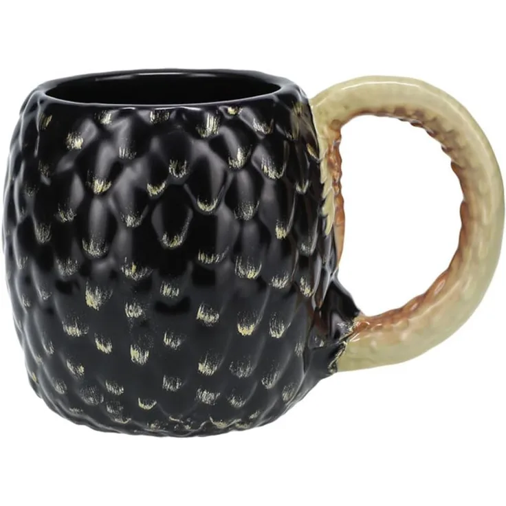 Paladone House Of The Dragon Shaped Mug Einzelbild 0 5 l Schwarz Keramik Becher Universal