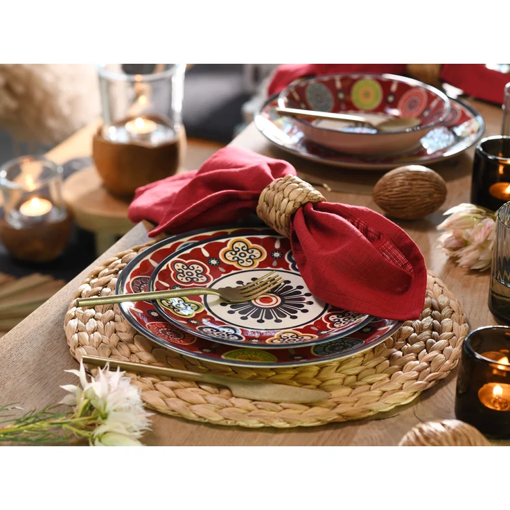 Sumaya Red, Tellerset 18-tlg (mo) – Bild 3