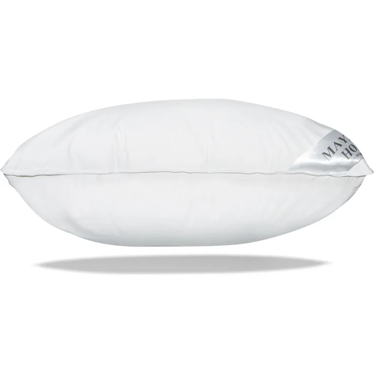 Mayaadi-Home HS12 Kopfkissen Baumwolle 100% Federn Weiß 80x80 cm 2000 Gramm