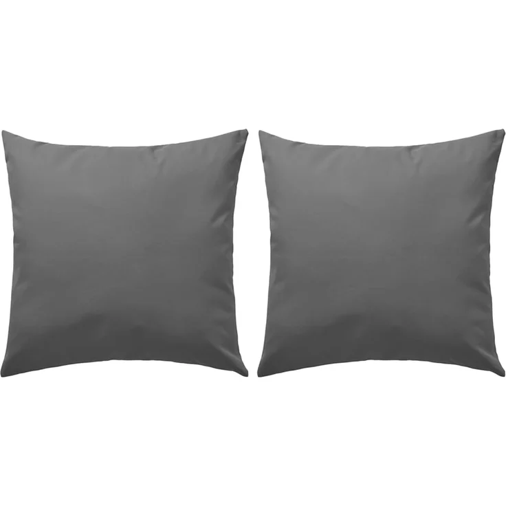 vidaXL Gartenkissen 2 Stk. 45 x 45 cm Grau 132302 – Bild 1