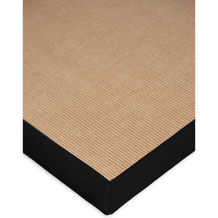 carpetfine Sisalteppich Sisal, rechteckig, Höhe: 5 mm, mit farbiger Bordüre, Anti Rutsch Rückseite – Bild 8