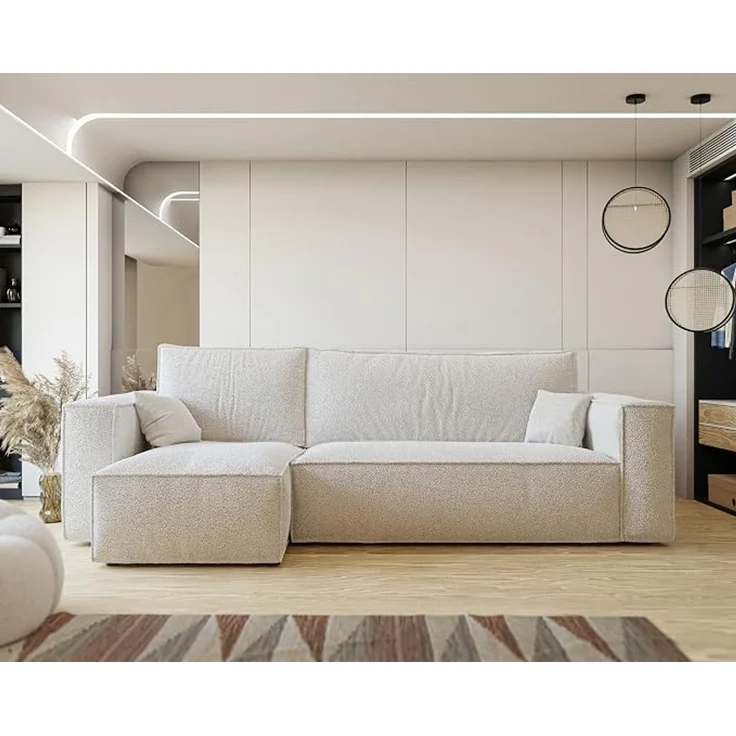 Eckschlafsofa mit integriertem Stauraum und komfortabler Liegefläche – Bild 2
