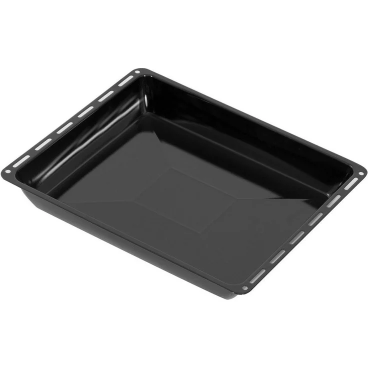 ICQN Backblech 455 x 375 mm, Emailliert, (1-St), Fettpfanne für Backofen & Herd, Kratzfest & Rostfrei – Bild 1